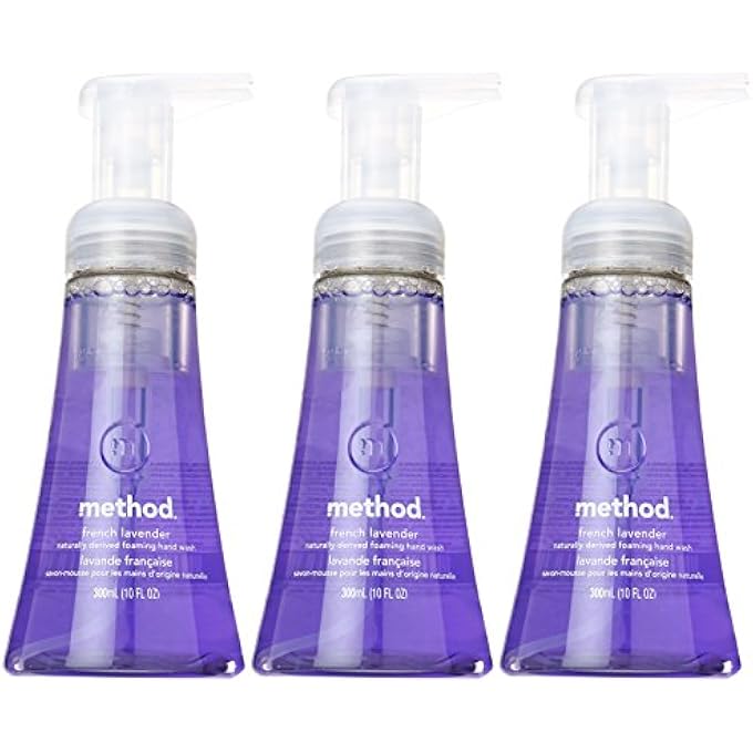 Method NATURALLY DERIVED FOAMING HAND WASH, FRENCH LAVENDER, 10 OUNCE (PACK OF 3) - Image 4